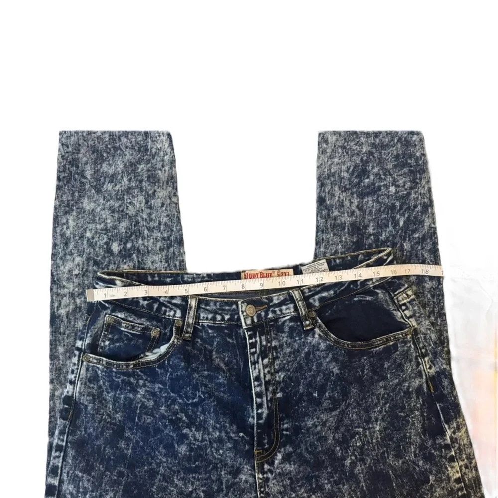 JUDY BLUE Skinny Jeans Womens 2XL‎ Stretch Acid Wash Jeans